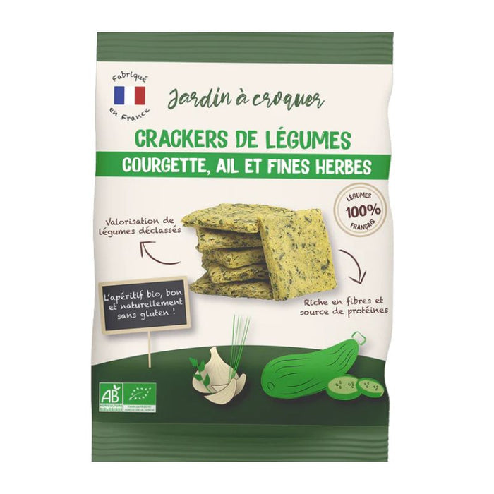 Crackers courgettes, ail et fines herbes 70g