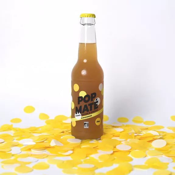 POP Maté gingembre, craft soda énergisant naturel 33cl